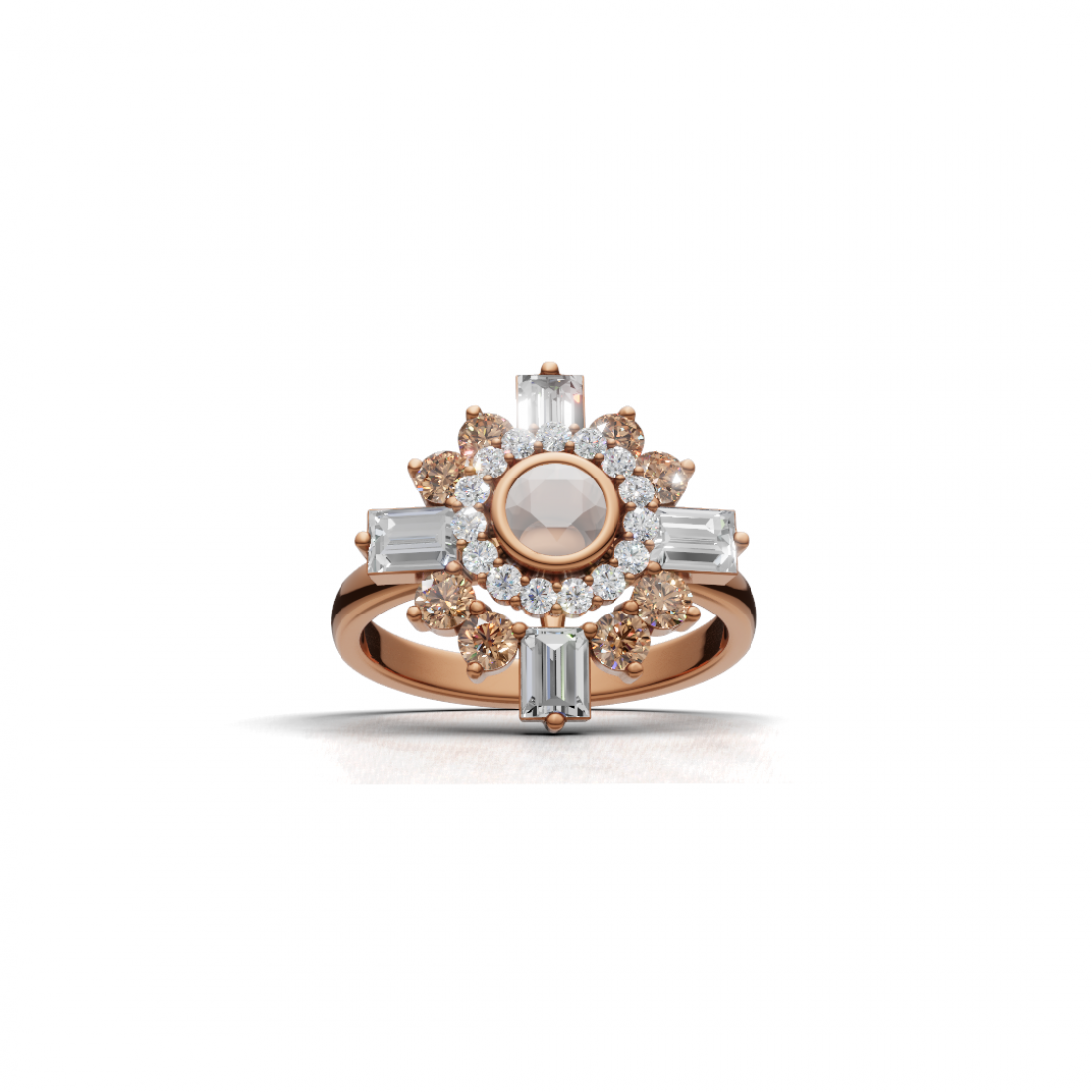 Victorian Diamond and Opal Ring