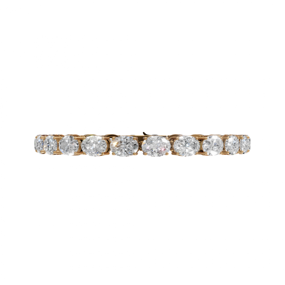 Classic Oval Cut Diamond Tennis Bracelet
