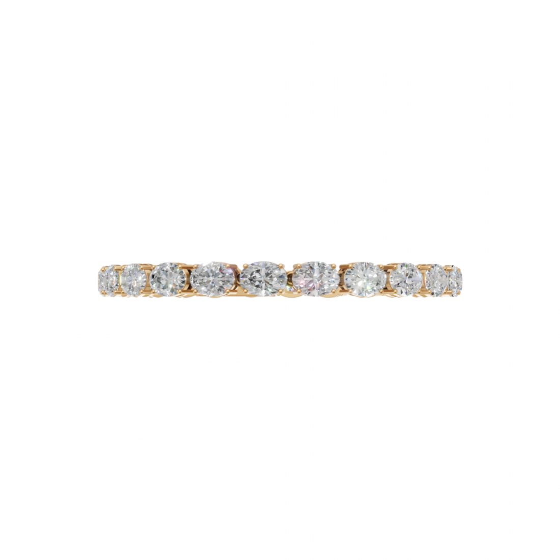 Classic Oval Cut Diamond Tennis Bracelet