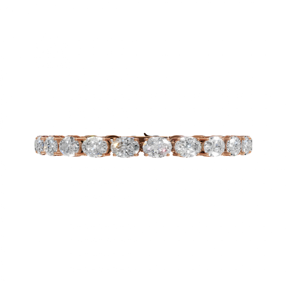 Classic Oval Cut Diamond Tennis Bracelet