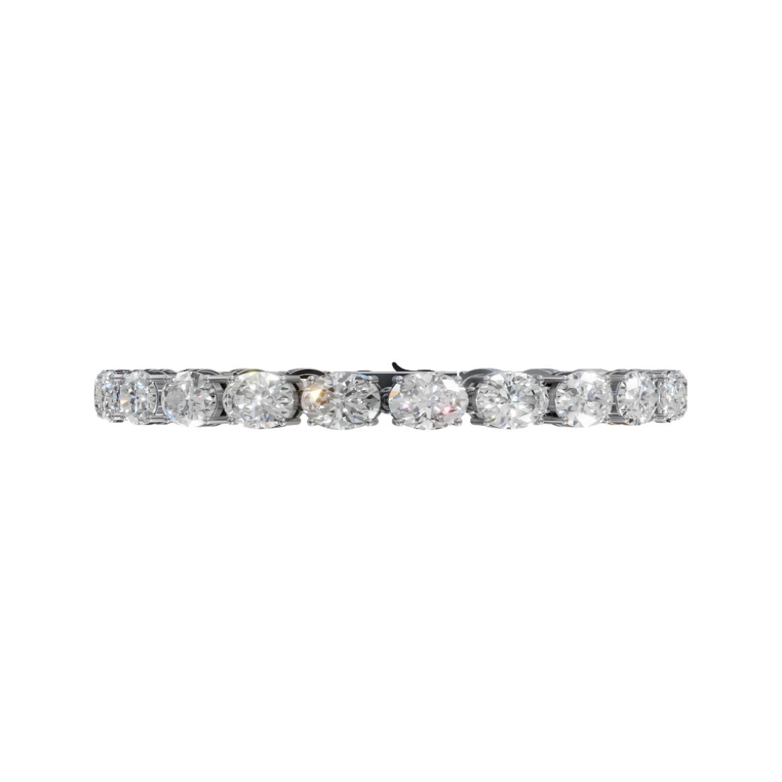 Classic Oval Cut Diamond Tennis Bracelet