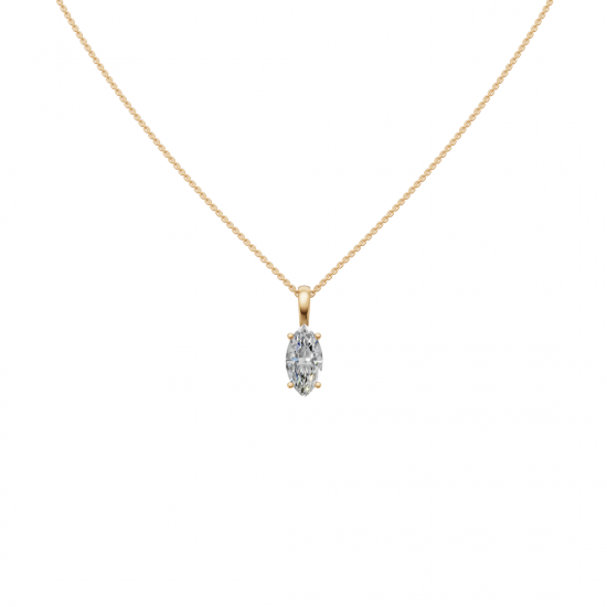 Marquise Cut Diamond Pendant