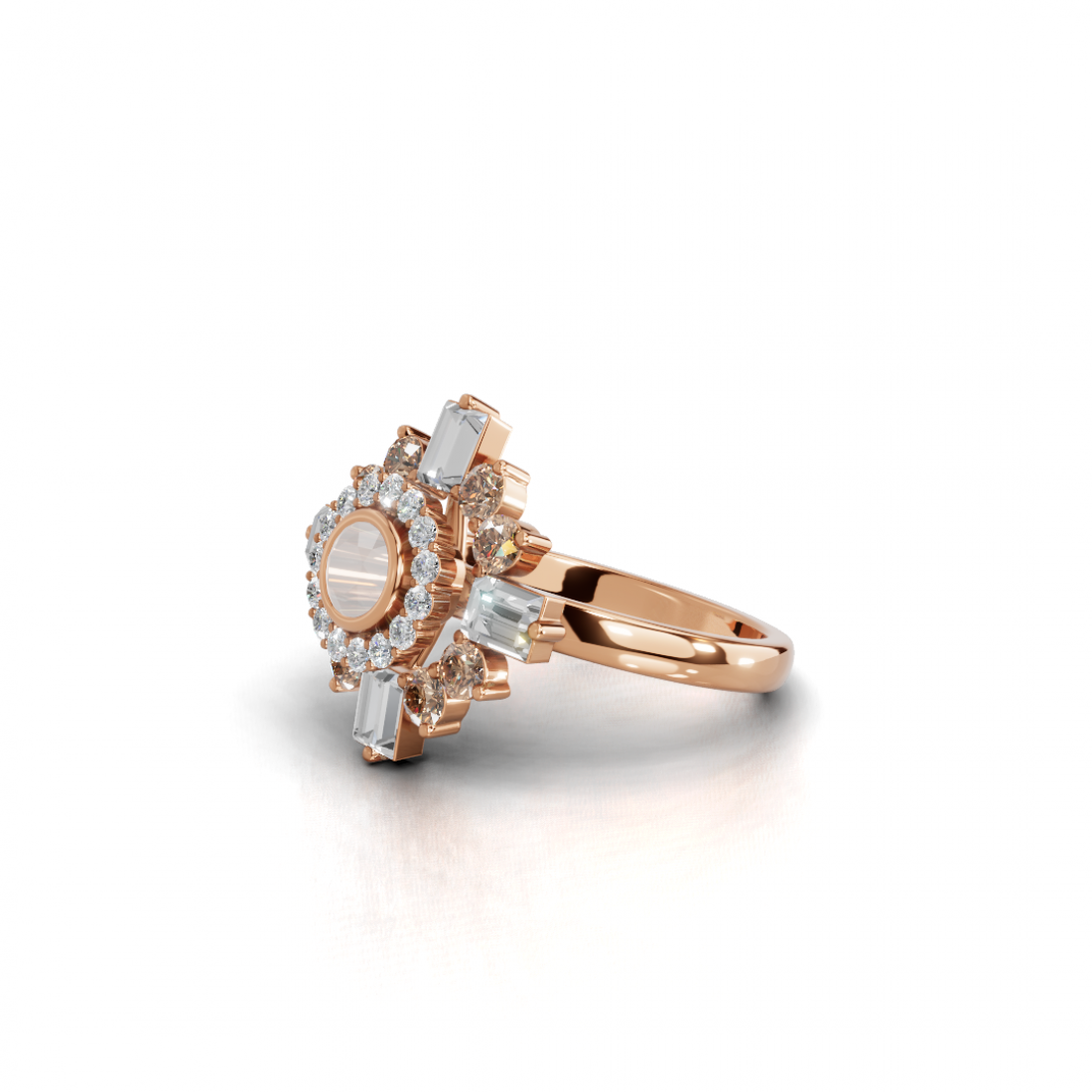 Victorian Diamond and Opal Ring