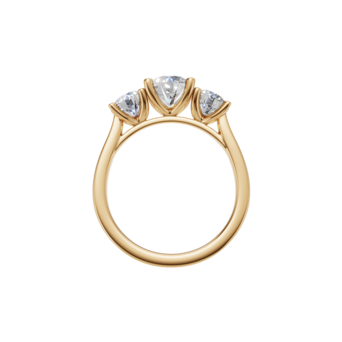 Trilogy – Three-Stone Round Diamond Ring Trilogy – Three-Stone Round Diamond Ring