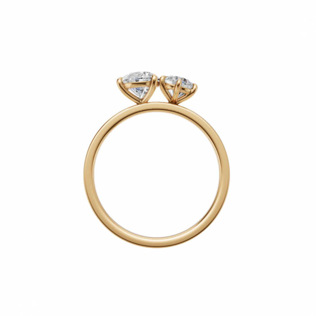 Toi Et Moi Pear and Round Diamond Ring Toi Et Moi Pear and Round Diamond Ring