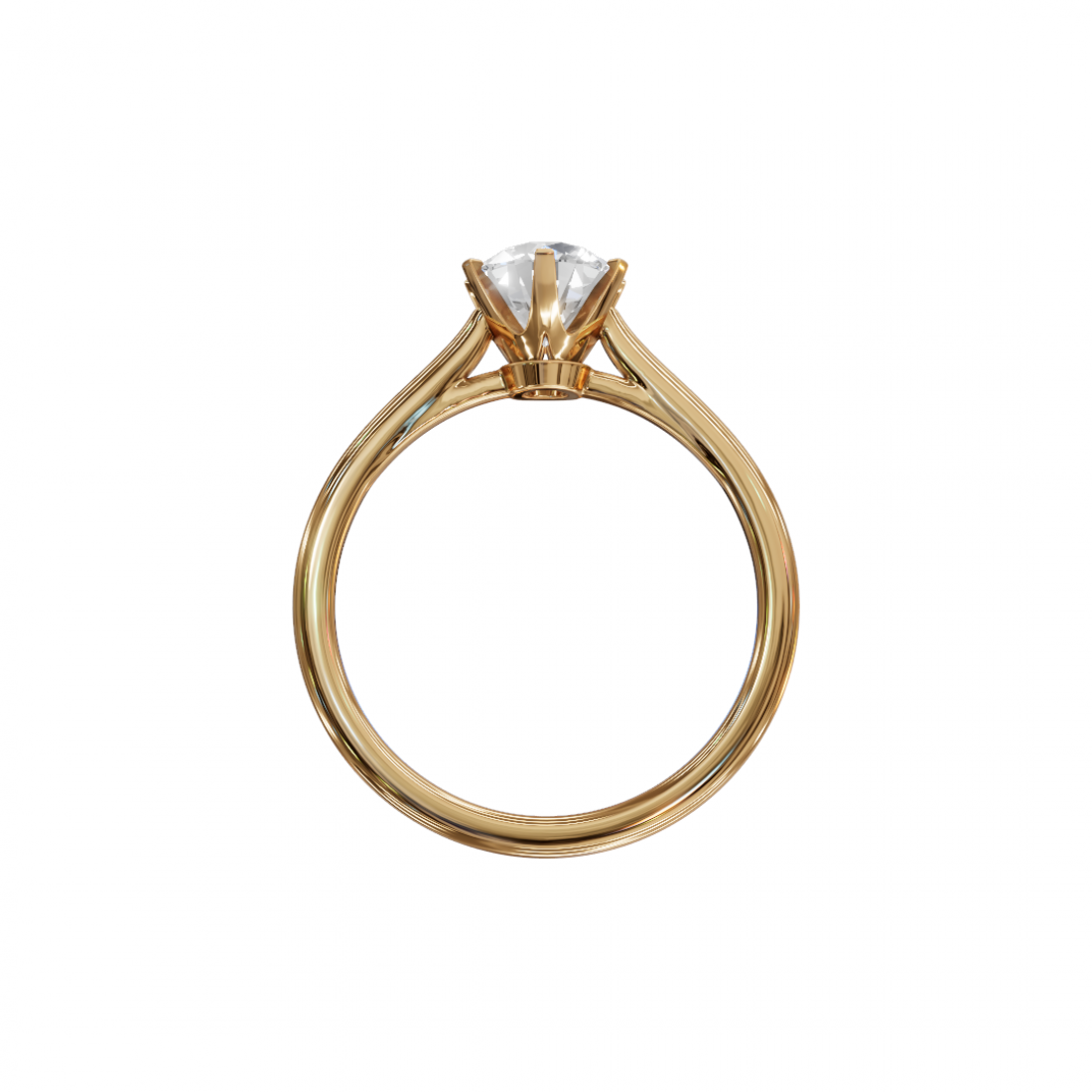 Classic Cut – Six-Prong Solitaire Ring
