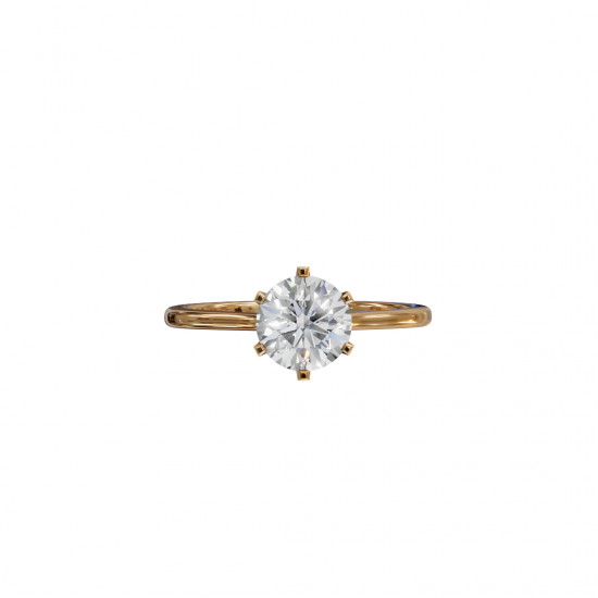 Classic Cut – Six-Prong Solitaire Ring
