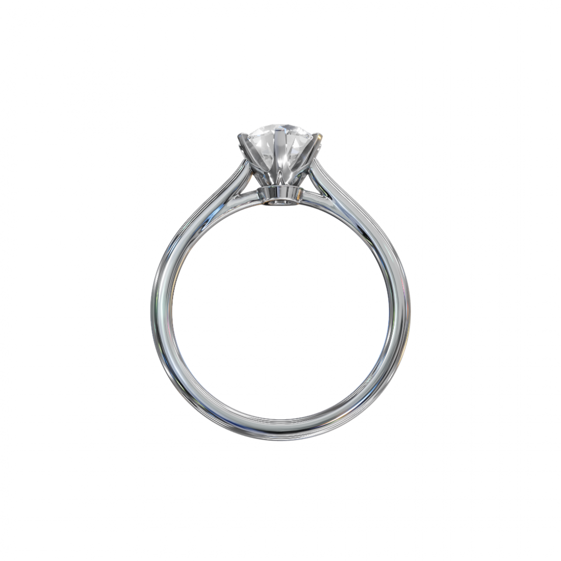 Classic Cut – Six-Prong Solitaire Ring