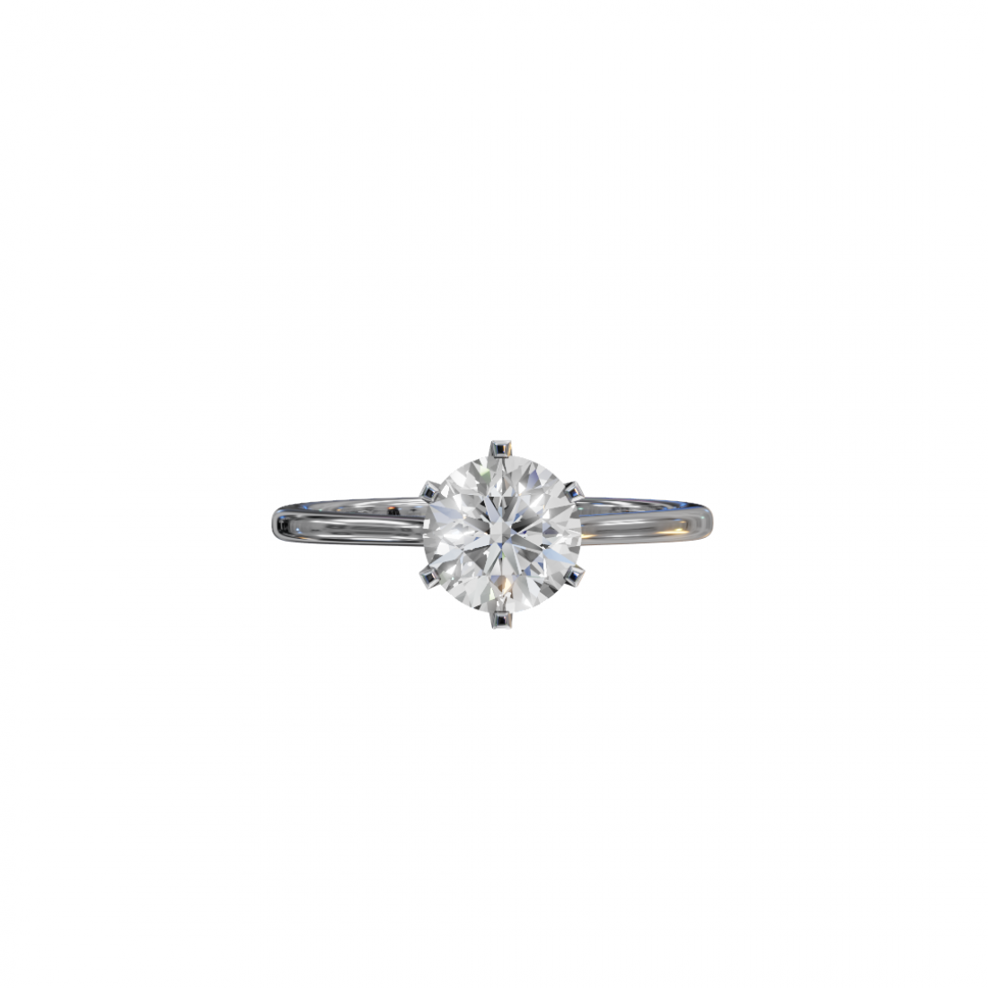 Classic Cut – Six-Prong Solitaire Ring