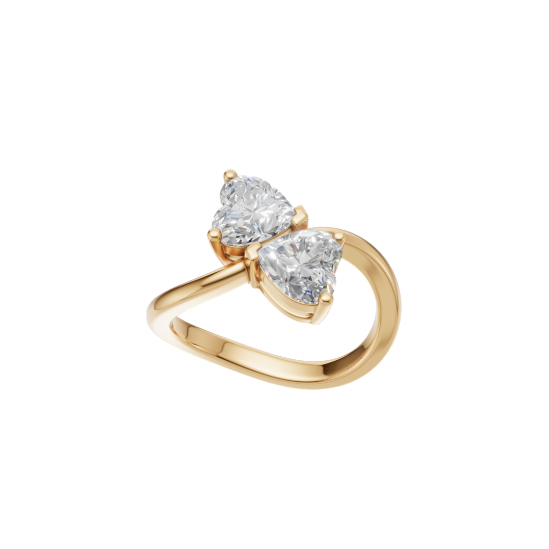 Toi Et Moi Heart-Shaped Ring Toi Et Moi Heart-Shaped Ring
