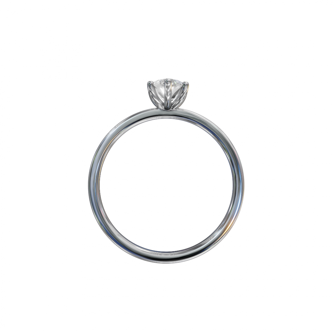 Six Prong Marquise Cut Diamond Ring