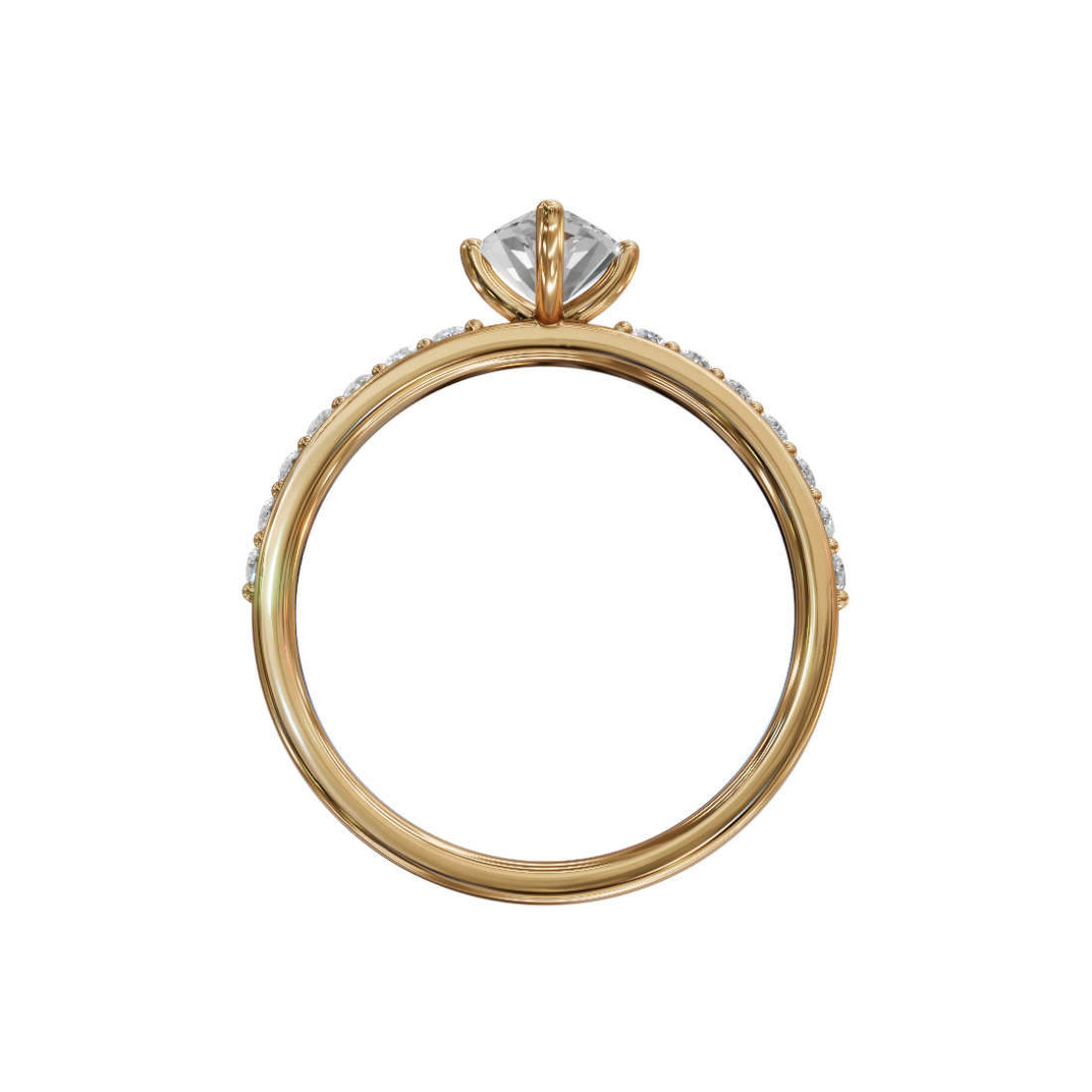Marquise Diamond Pavé Band Ring