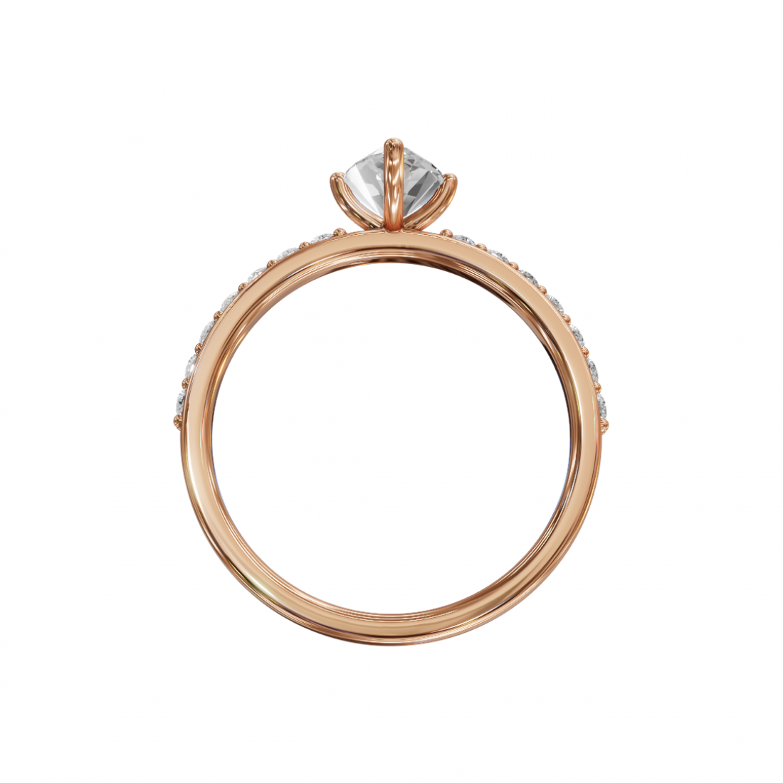 Marquise Diamond Pavé Band Ring