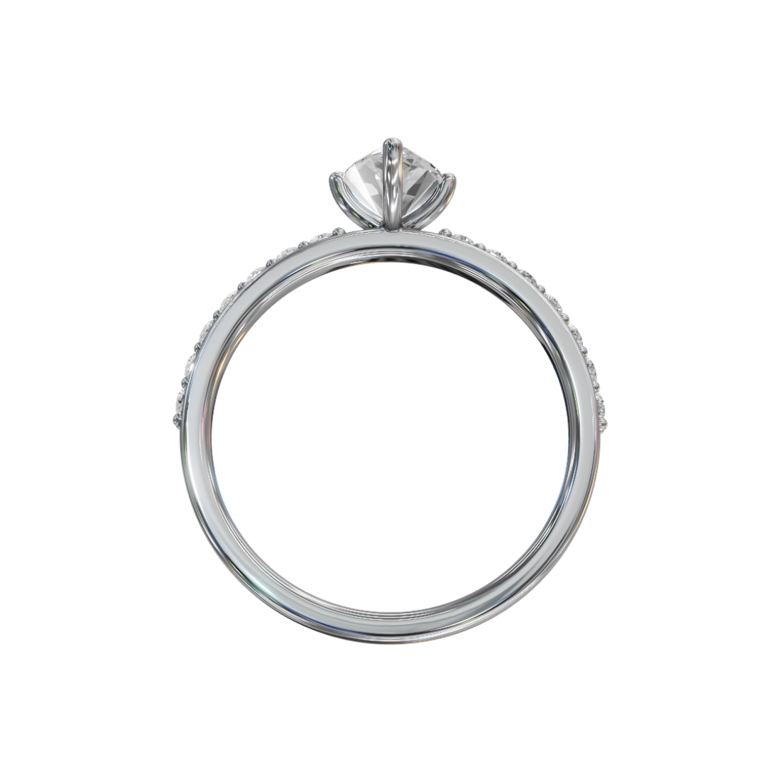 Marquise Diamond Pavé Band Ring