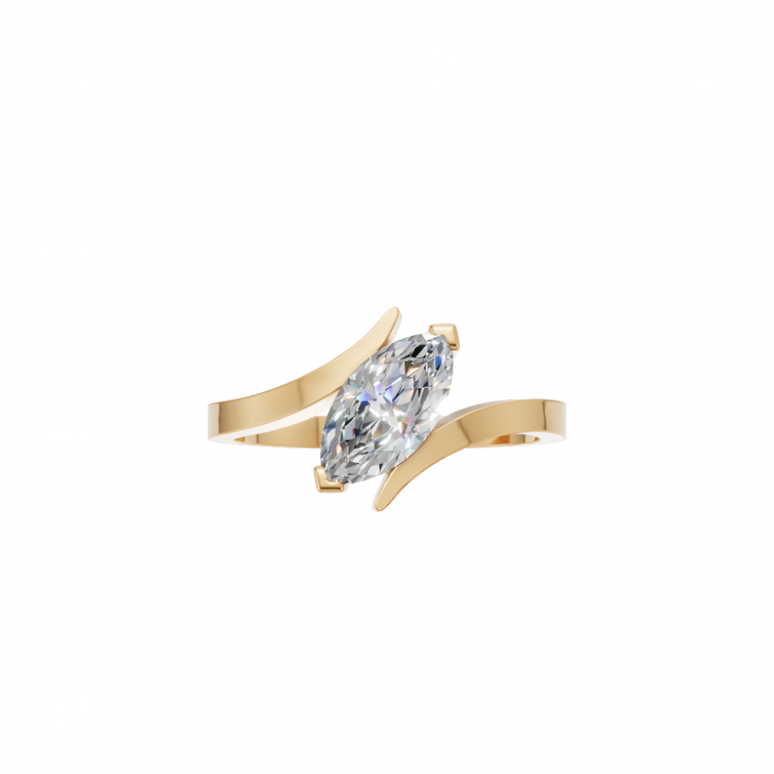 Marquise Diamond Tension-Style Ring Marquise Diamond Tension-Style Ring