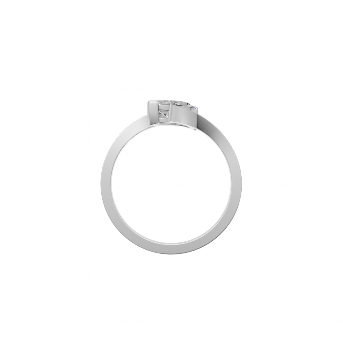 Marquise Diamond Tension-Style Ring