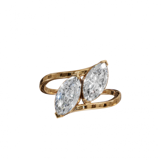 Toi Et Moi Marquise Diamond Ring