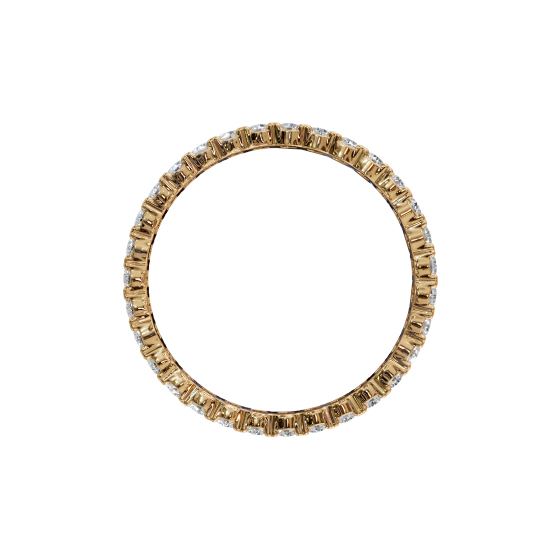 Round Diamond Eternity Band