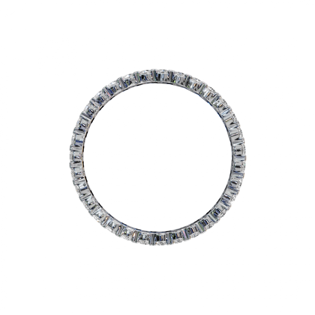 Round Diamond Eternity Band